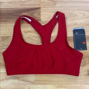 Nike Red  Racerback Sports Bra